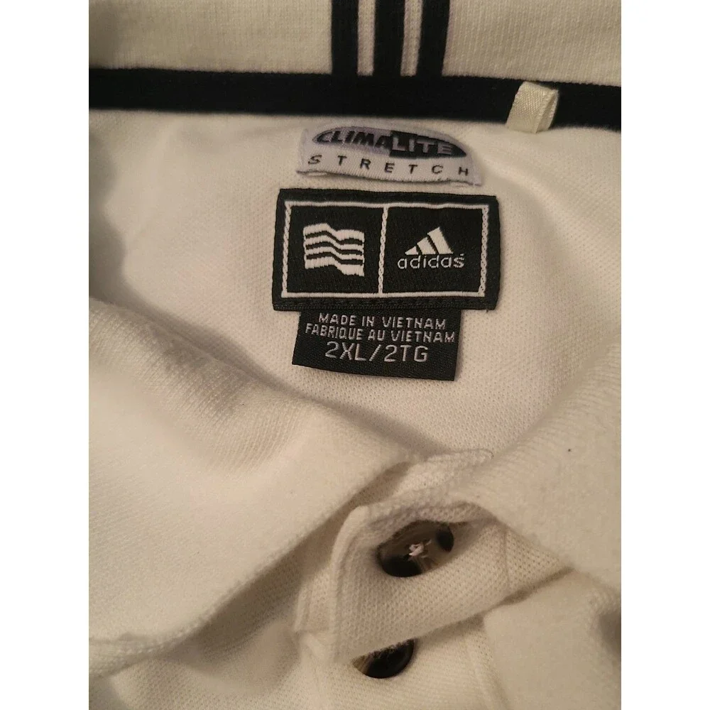 (#L3) Adidas Climalite Stretch Long Sleeve SIZE MEN'S 2XL WHITE